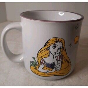Disney Tangled Rapunzel 20oz Ceramic Mug by Silver Buffalo  Large Coffee Cup Mug